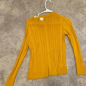Mustard yellow sweater